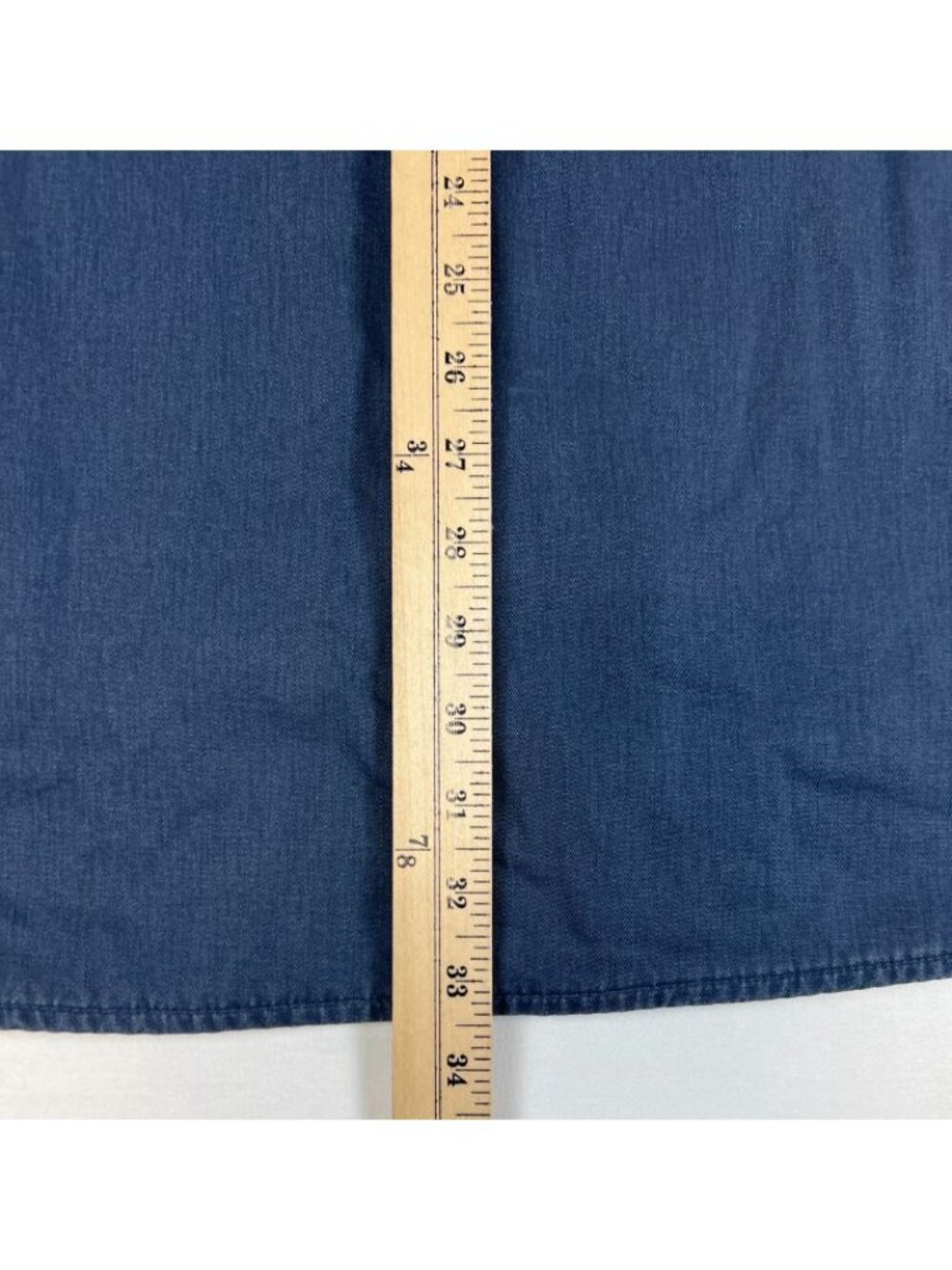 L.L. Bean Hurricane Shirt Jacket Mens XL Tall Blue Flannel Lined Cotton Twill - Picture 6 of 8